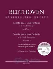 Sonata in E-flat major op. 27 no. 1 / Sonata in C-sharp minor op. 27 no. 2 "Moonlight Sonata"