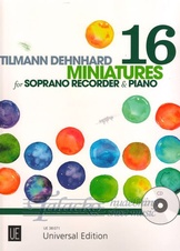 16 Miniatures for Flute and Piano + CD