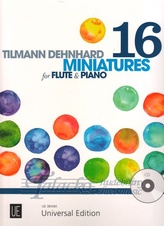 16 Miniatures for Flute and Piano + CD