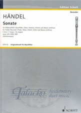 Sonate for Treble Recorder, Violin and Basso continuo, F major op.2/4, HWV 389