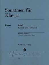 Sonatinas for Piano, Volume I, Baroque to Pre-Classic