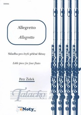 Allegretto pro čtyři příčné flétny