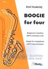 Boogie for four (4 saxofony ,kontrabas a bicí)
