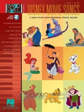 Piano Duet Play-Along Volume 12: Disney Movie Songs (Book/Audio Online)