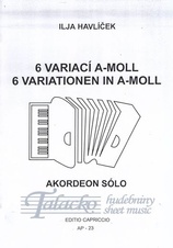 6 variací a moll