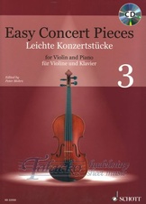 Easy Concert Pieces for Violin and Piano 3 + CD