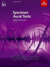 Specimen Aural Tests, Initial Grade 