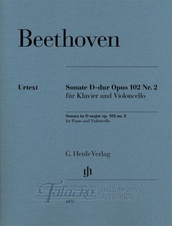 Violoncello Sonata D major op. 102 no. 2