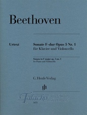 Violoncello Sonata F major op. 5 no. 1