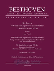 Beethoven: 33 Variations on a Waltz, 50 Variations on a Waltz, Diabelli Variations