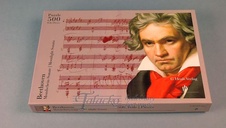 Jigsaw with 500 pieces of Beethoven's manuscript of “Moonlight Sonata”, 48 x 36 cm