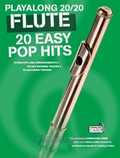 Playalong 20/20 Flute: 20 Easy Pop Hits (Book/Download Card)