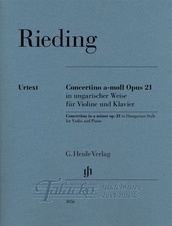Concertino in Hungarian Style a minor op. 21