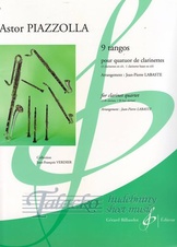 9 Tangos For Clarinet Quartet