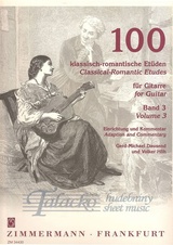 100 Classical-Romantic Etudes for Guitar, Volume 3