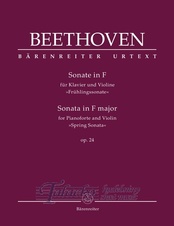 Sonate in F Major for pianoforte and Violin "Spring Sonata" op.24
