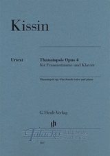 Thanatopsis op. 4 for female voice and piano