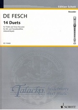 14 Duets for Treble and Tenor Recorder