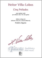 Cinq Préludes For Solo Guitar