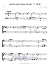 Christmas Carols for Violin Duet