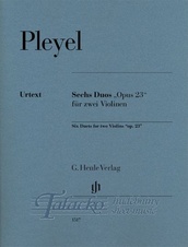Six Duets “op. 23” for two Violins
