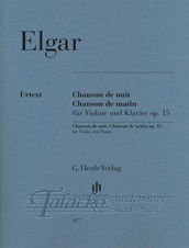 Chanson de nuit, Chanson de matin op. 15 for Violin and Piano
