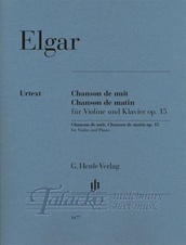 Chanson de nuit, Chanson de matin op. 15 for Violin and Piano