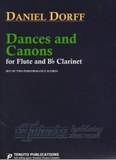 Dances and Canons for Flute and Bb Clarinet