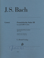 French Suite III b minor BWV 814