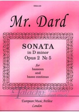 Sonata in D minor op.2, no. 5
