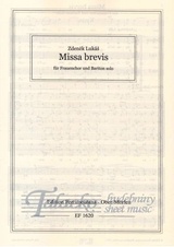 Missa Brevis für frauenchor und Bariton solo