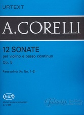 12 sonate per violino e basso continuo op. 5/1A
