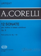 12 sonate per violino e basso continuo op. 5/1A