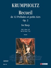 Recueil de 12 Préludes et petits Airs Op. 2 for Harp. Vol. I: nn. 1-6
