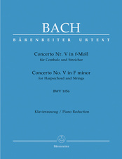 Concerto for Harpsichord and Strings no. 5 in F minor BWV 1056