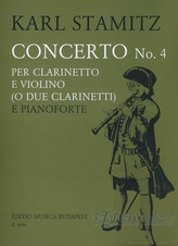 Concerto No. 4 per clarinetto e violino (o due clarinetti) soli e orchestra