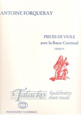 Pieces de viole avec la basse continue