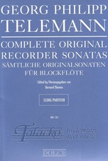 Complete Original Recorder Sonatas
