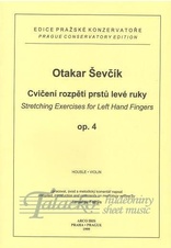 Cvičení rozpětí prstů levé ruky op. 4