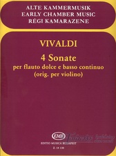4 Sonate per flauto dolce e basso continuo (orig. per violino)