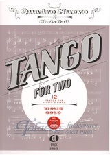 Tango for Two: 12 Tangos for Violin and Piano (Violin Solo) + CD