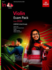 Violin Exam Pack from 2024, ABRSM Initial Grade