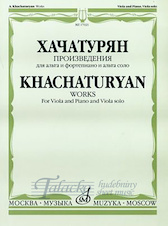 Works for viola solo and for viola with piano