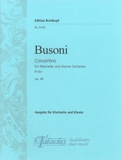 Concertino in Bb major Op. 48 Busoni-Verz. 267