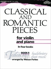 Classical and Romantic Pieces for Violin Book 4