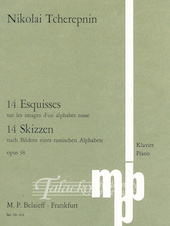 14 Esquisses sur les images d´un alphabet russe op. 38