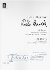 21 Duos for viola and cello after the 44 Duos for 2 Violins