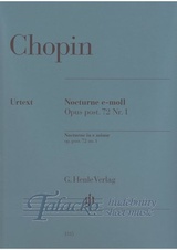 Nocturne e minor op. post. 72 no. 1