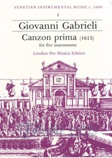 Canzon prima (1615) for five instruments