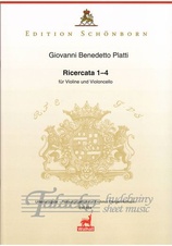 Ricercata 1-4 für Violine und Violoncello